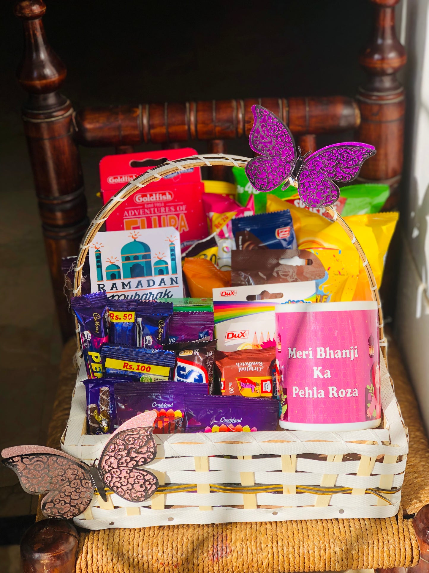 Roza Kushai Basket For Kids