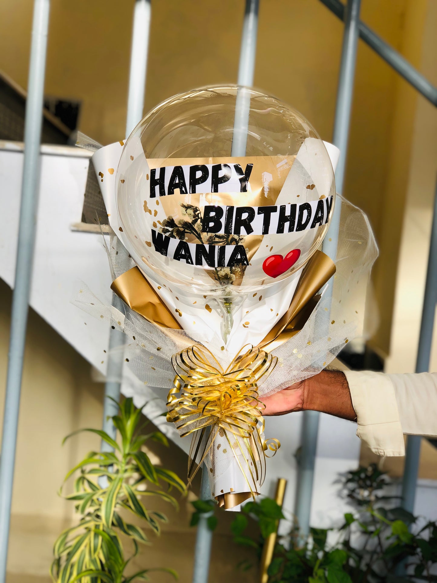 Transparent Customized Balloon Bouquet