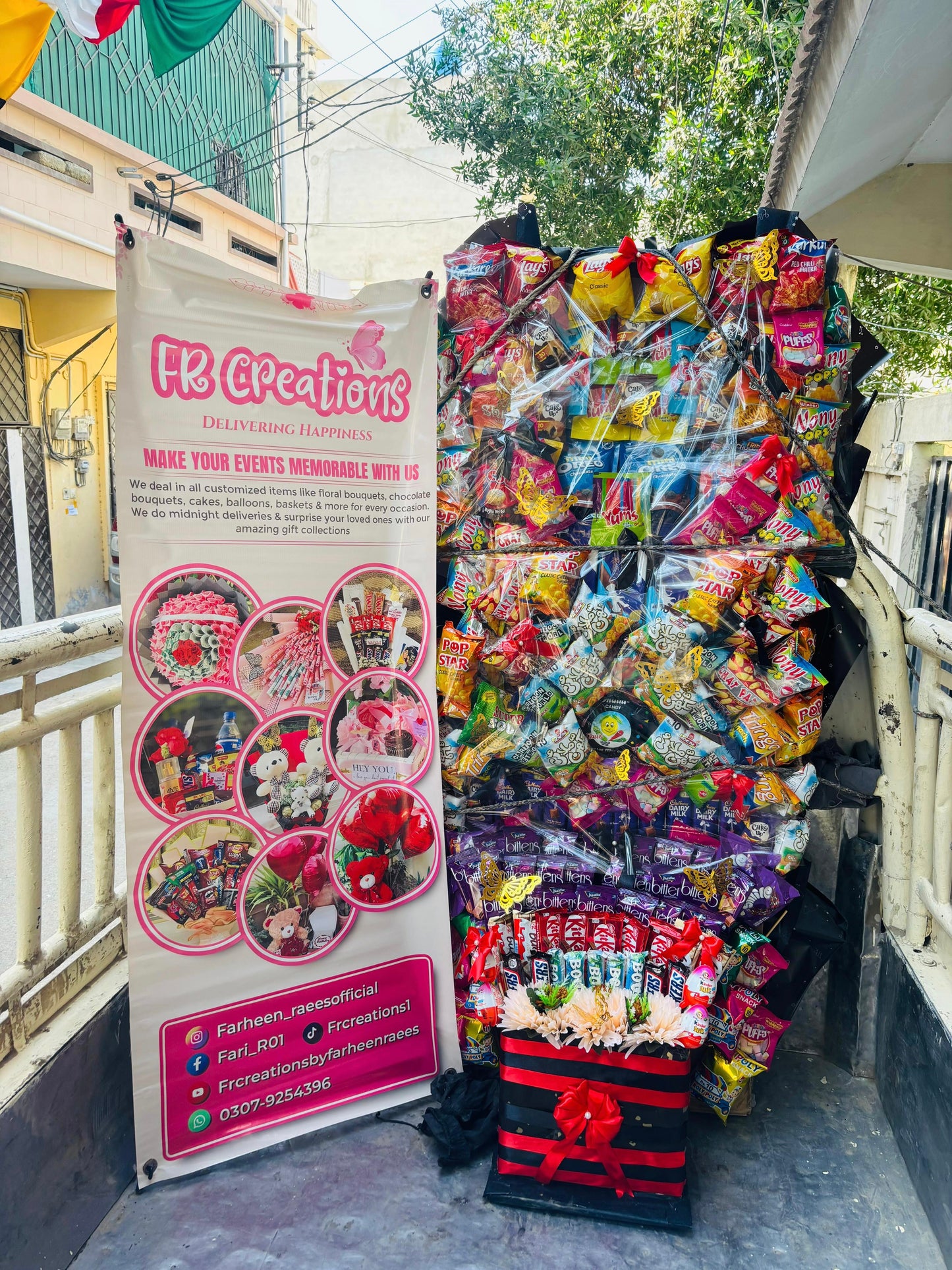 Human Size Snacks Bouquet