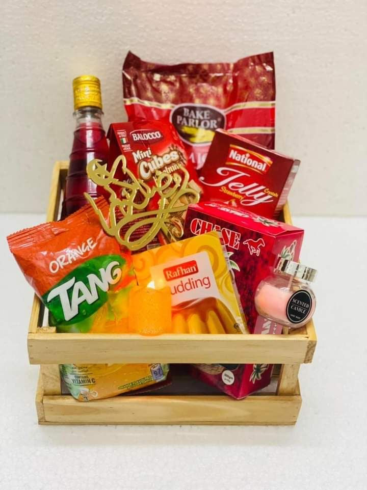 Ramadan Wooden Crate Hamper