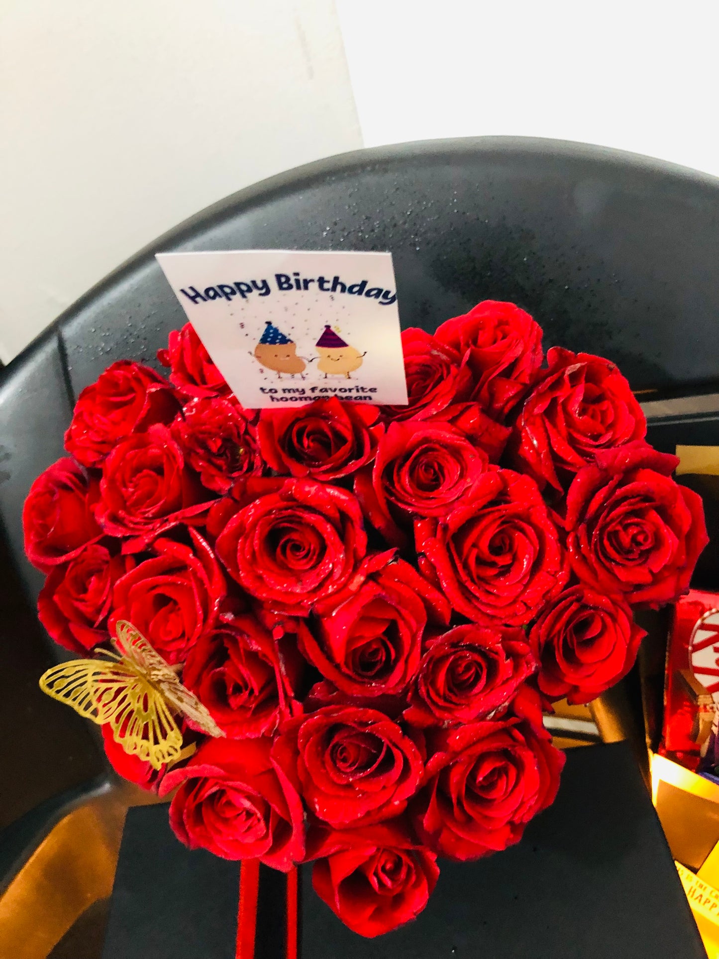 Heart Shaped Floral Box