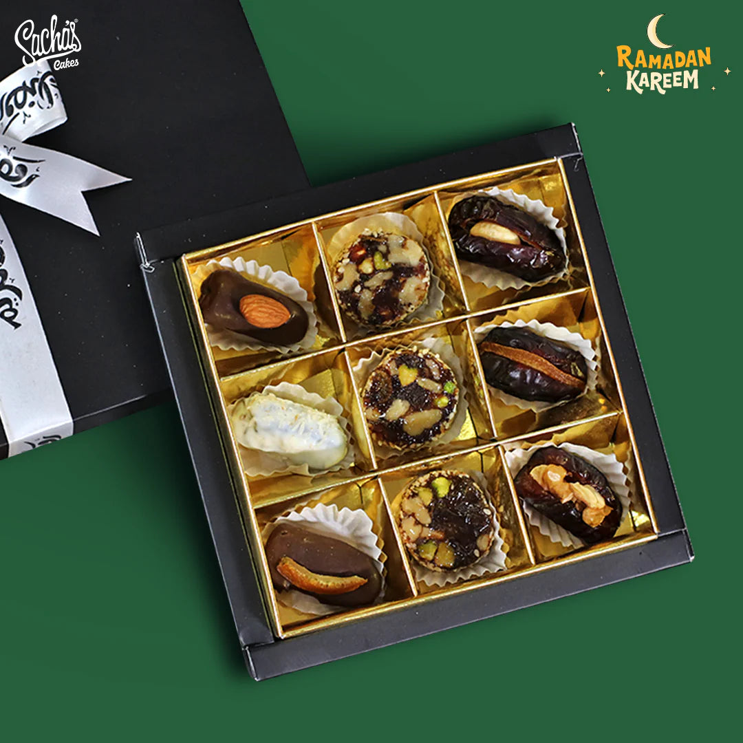 9 pcs Assorted Dates Box