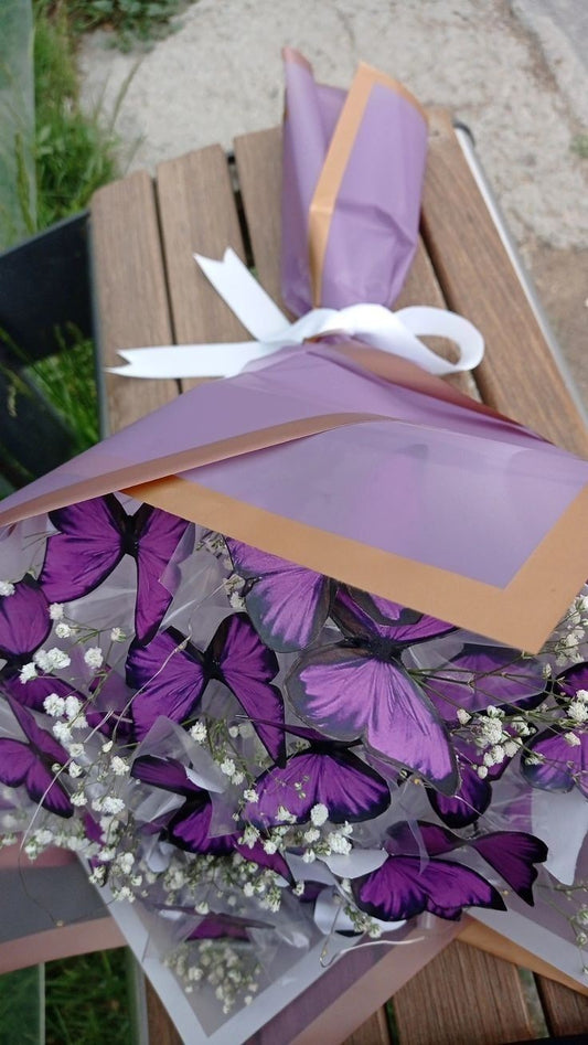 Purple Butterfly Bouquet