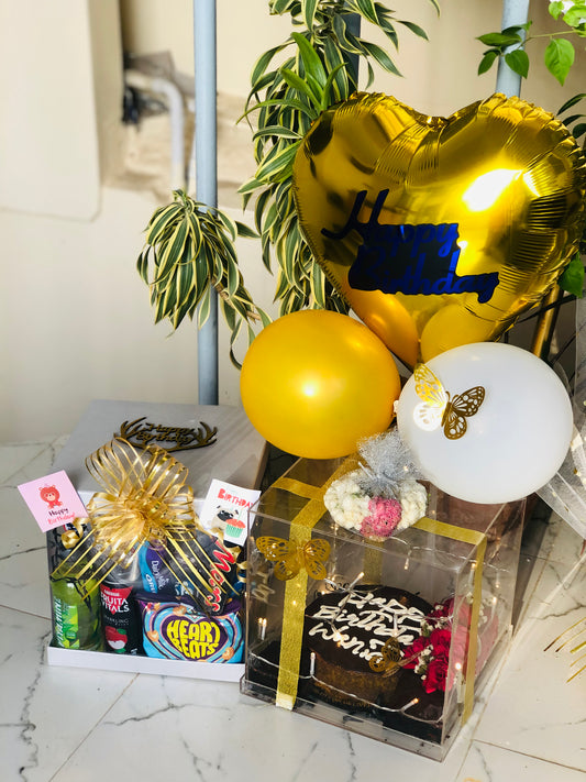 Premium Cake & Snacks Box