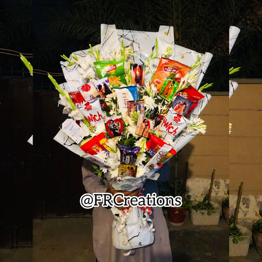 Huge Snacks Floral Bouquet